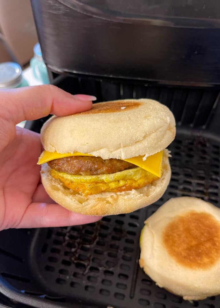 Easy Air Fryer Breakfast Sandwiches My Air Fryer Kitchen