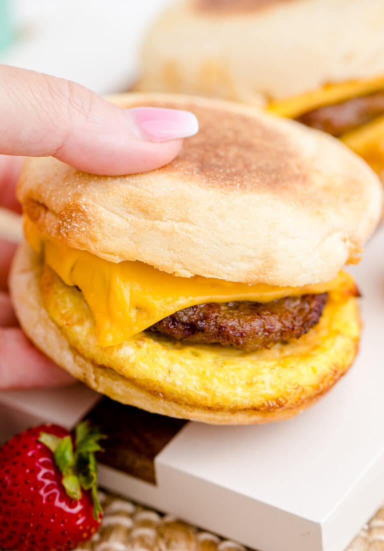 Easy Air Fryer Breakfast Sandwiches My Air Fryer Kitchen