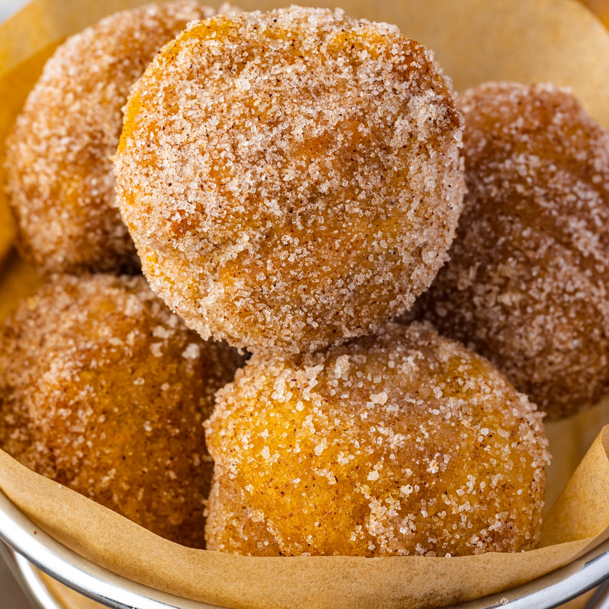 Air Fryer Pumpkin Donut Holes My Air Fryer Kitchen