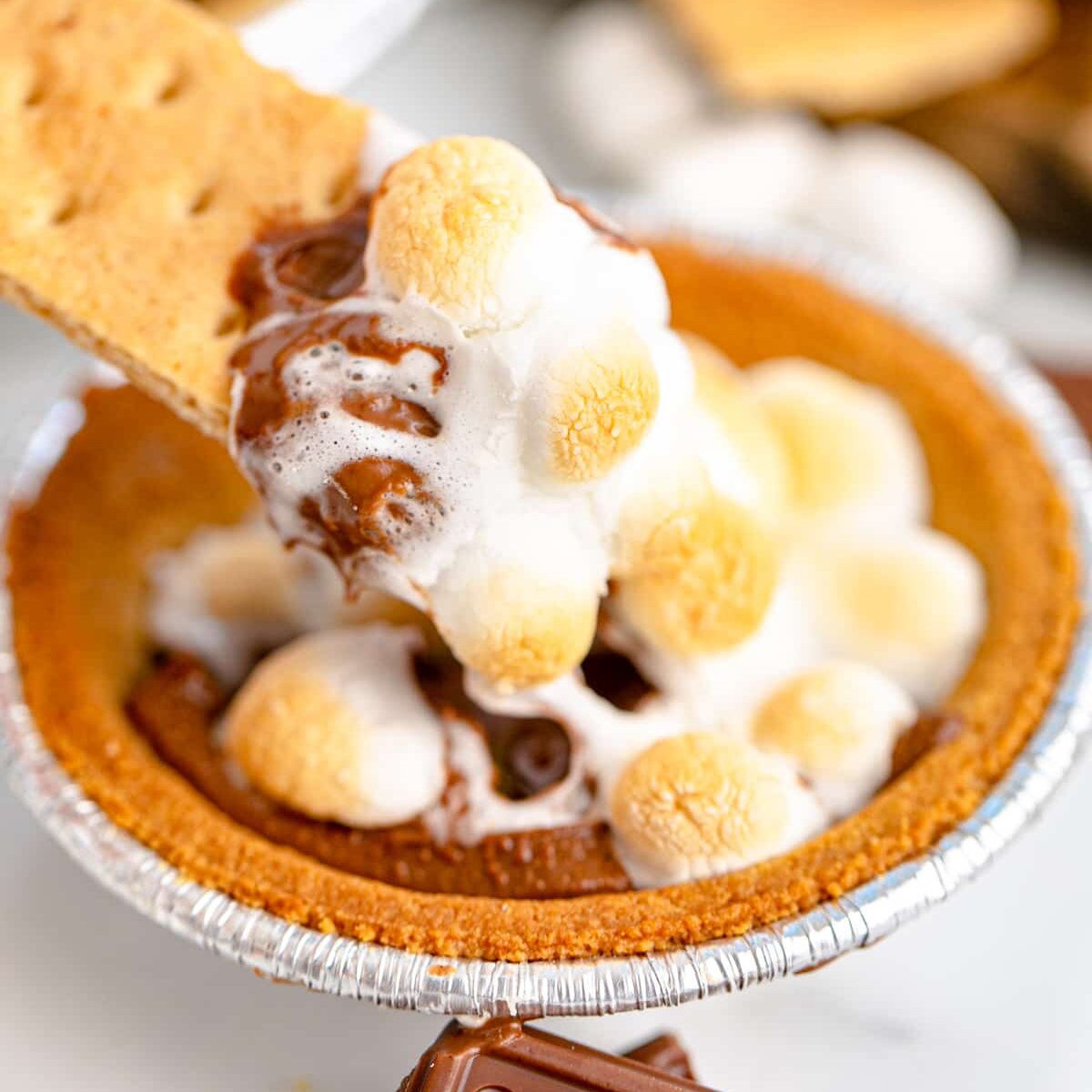 Air Fryer Mini S’mores Pies - My Air Fryer Kitchen