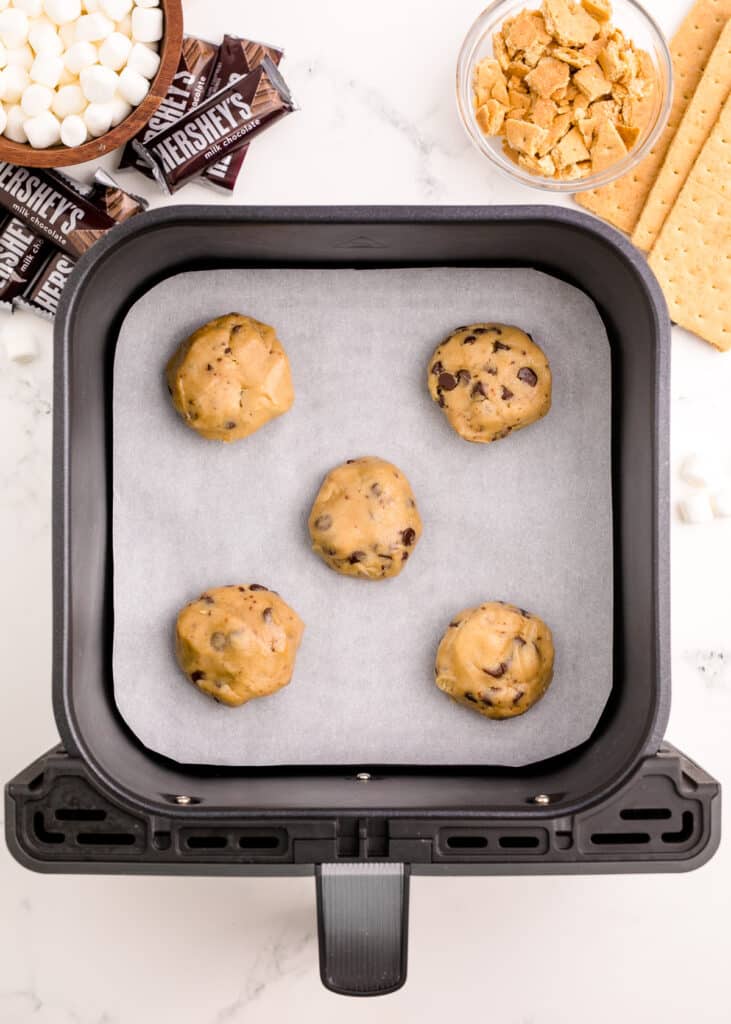 Air Fryer S'mores Cookies - My Air Fryer Kitchen