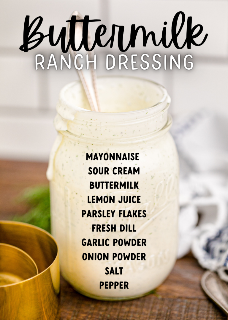 Buttermilk Ranch Dressing - My Air Fryer Kitchen