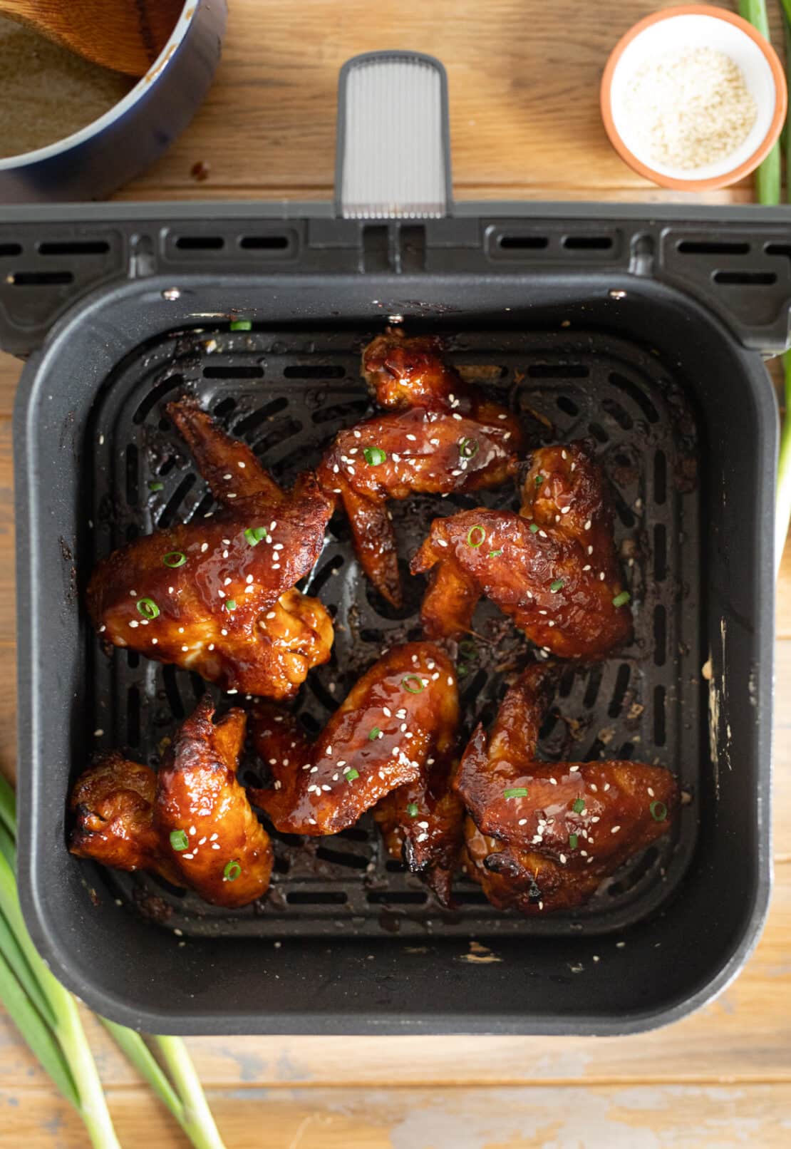 Air Fryer Teriyaki Chicken Wings My Air Fryer Kitchen
